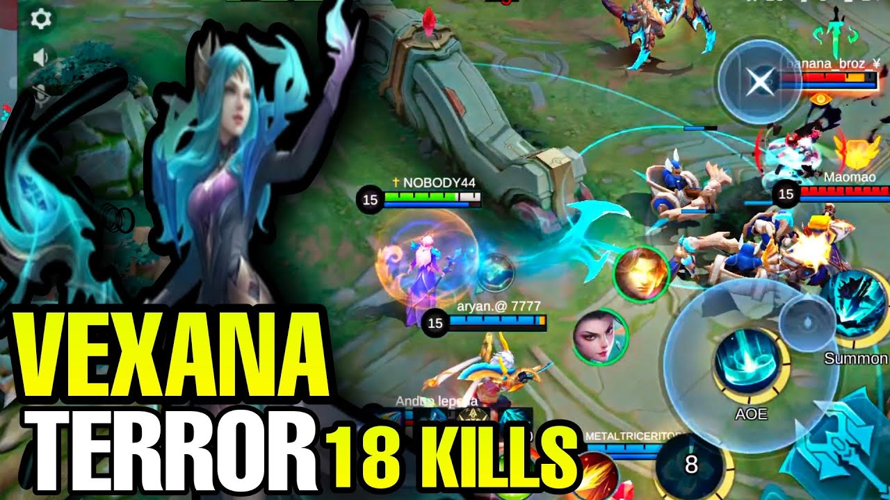 VEXANA THE SPAMMER I MOBA LEGEND GAMEPLAY WITH VEXANA I 