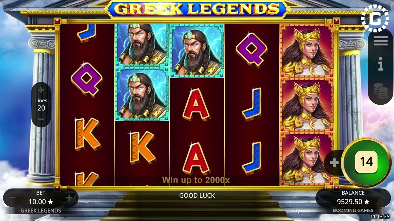 Greek Legends by Booming Games Slot Features | GamblerID