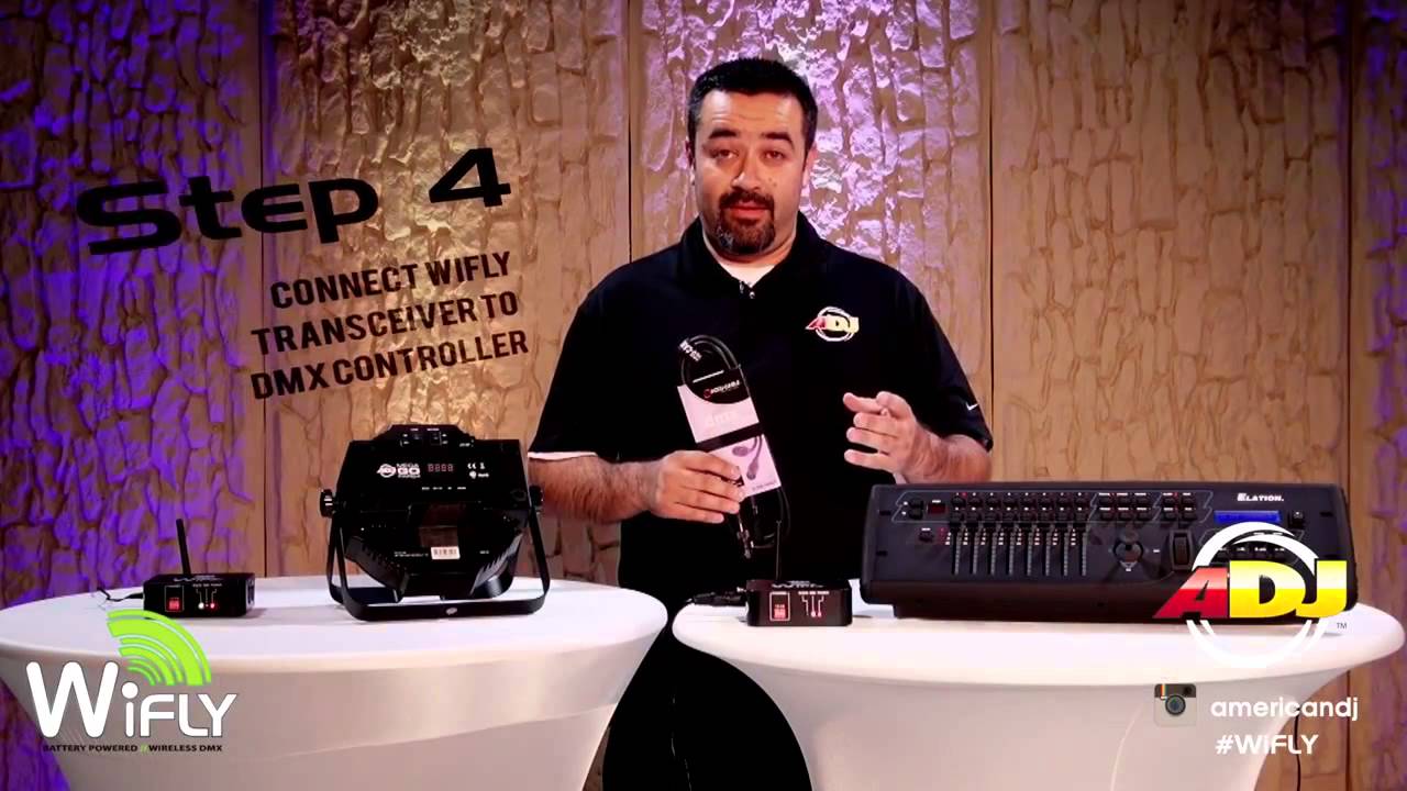 ADJ WiFLY Transceiver DMX Transmitter and Receiver in One