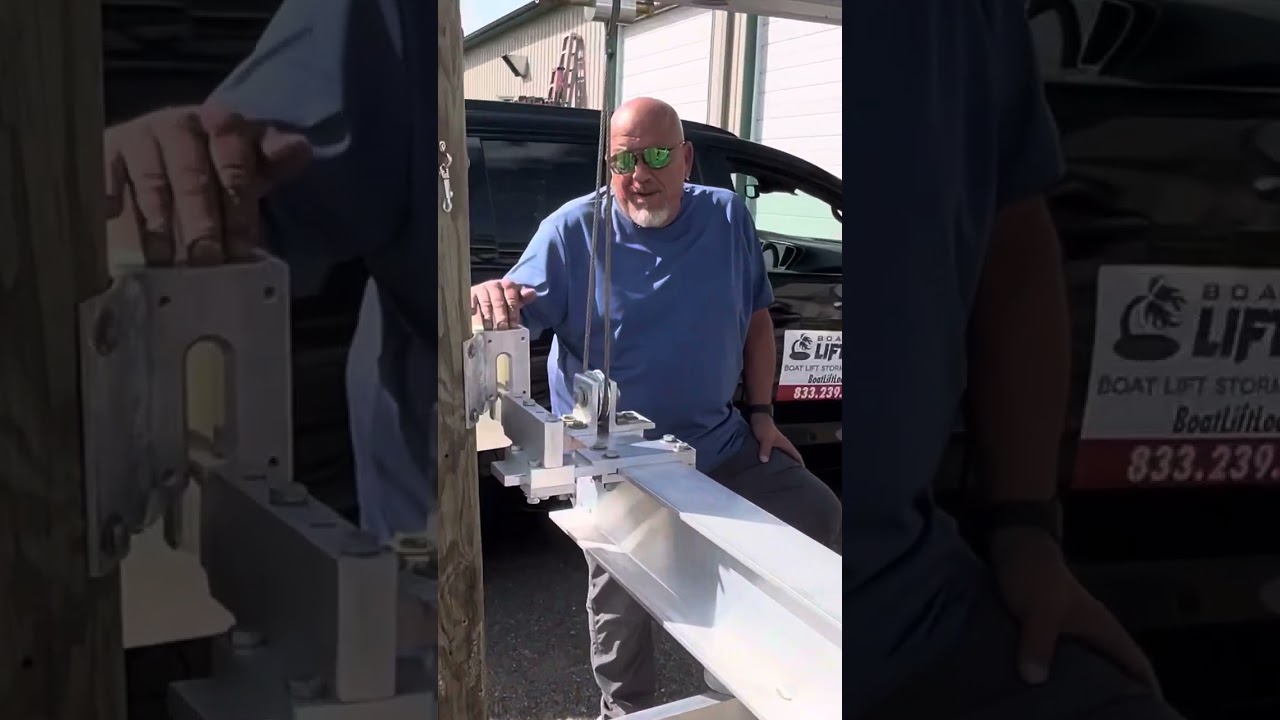 Boatliftlock.com Storm Protection for Single access only Boat Lift