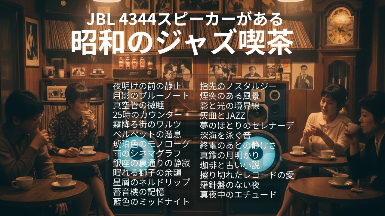 夜の静寂に沈むバリトン