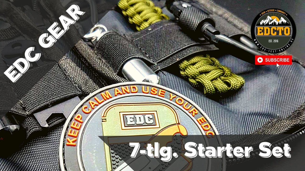 Everyday Carry Set 7-tlg EDC Starter Set | EDC Shop | edctestonline