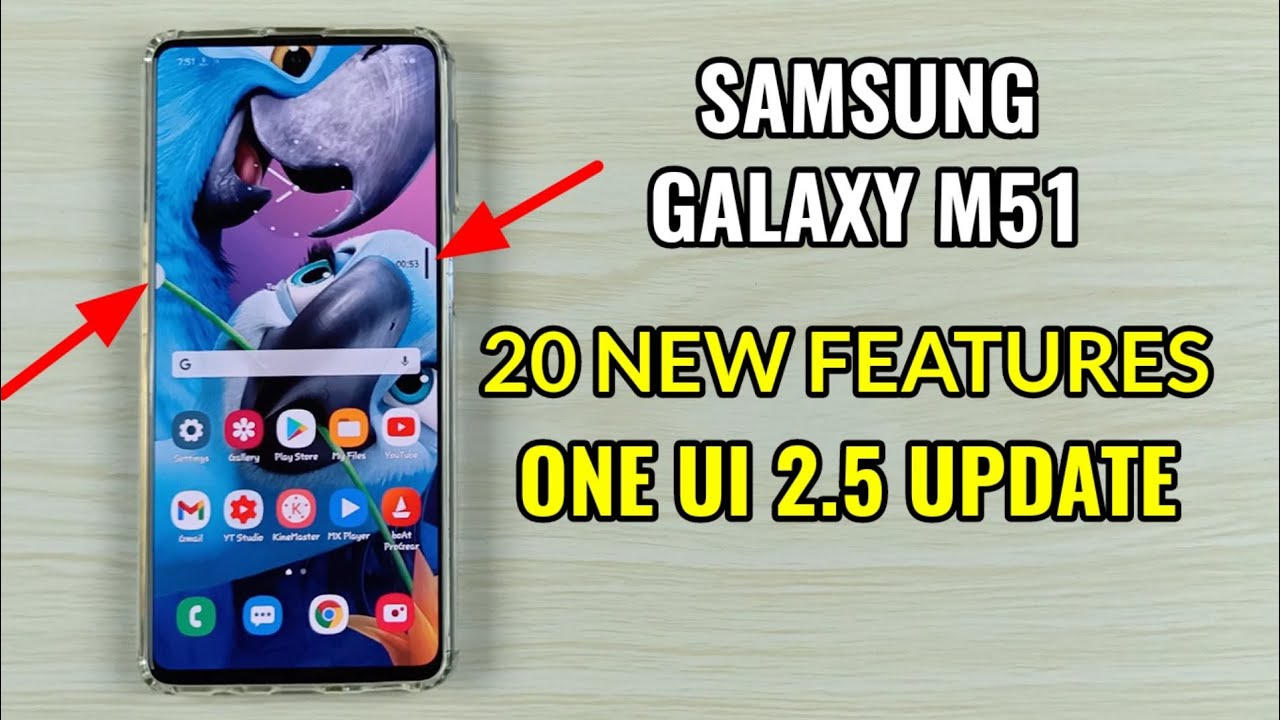 Samsung Galaxy M51 : 20 New Features In One UI Core 2.5