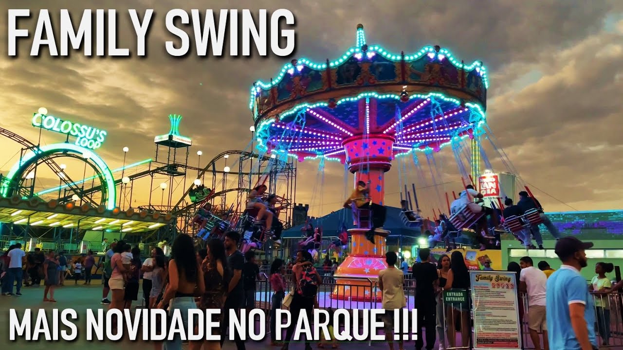 NICOLÂNDIA ARRASOU EM 2023: CHAPÉU MEXICANO (FAMILY SWING) CHEGA AO PARQUE DE DIVERSÕES