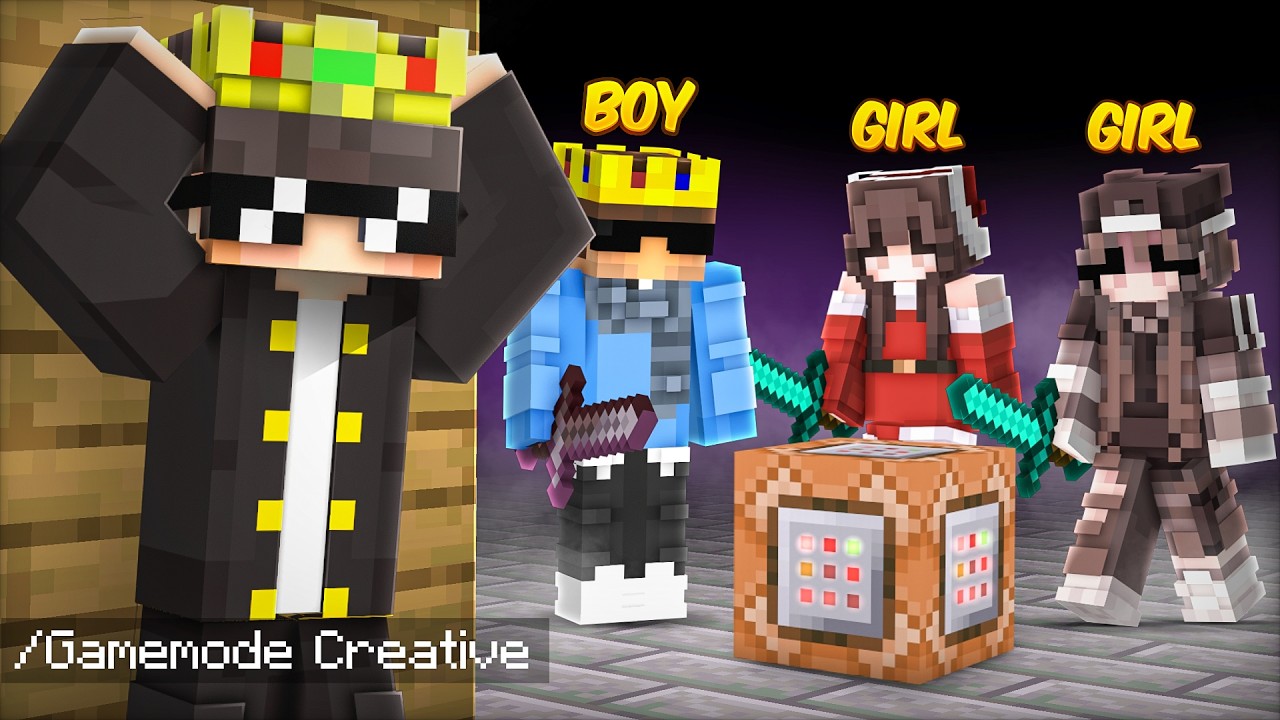 I Secretly Used 'CREATIVE MODE' To Take Revenge In Cuties SMP!