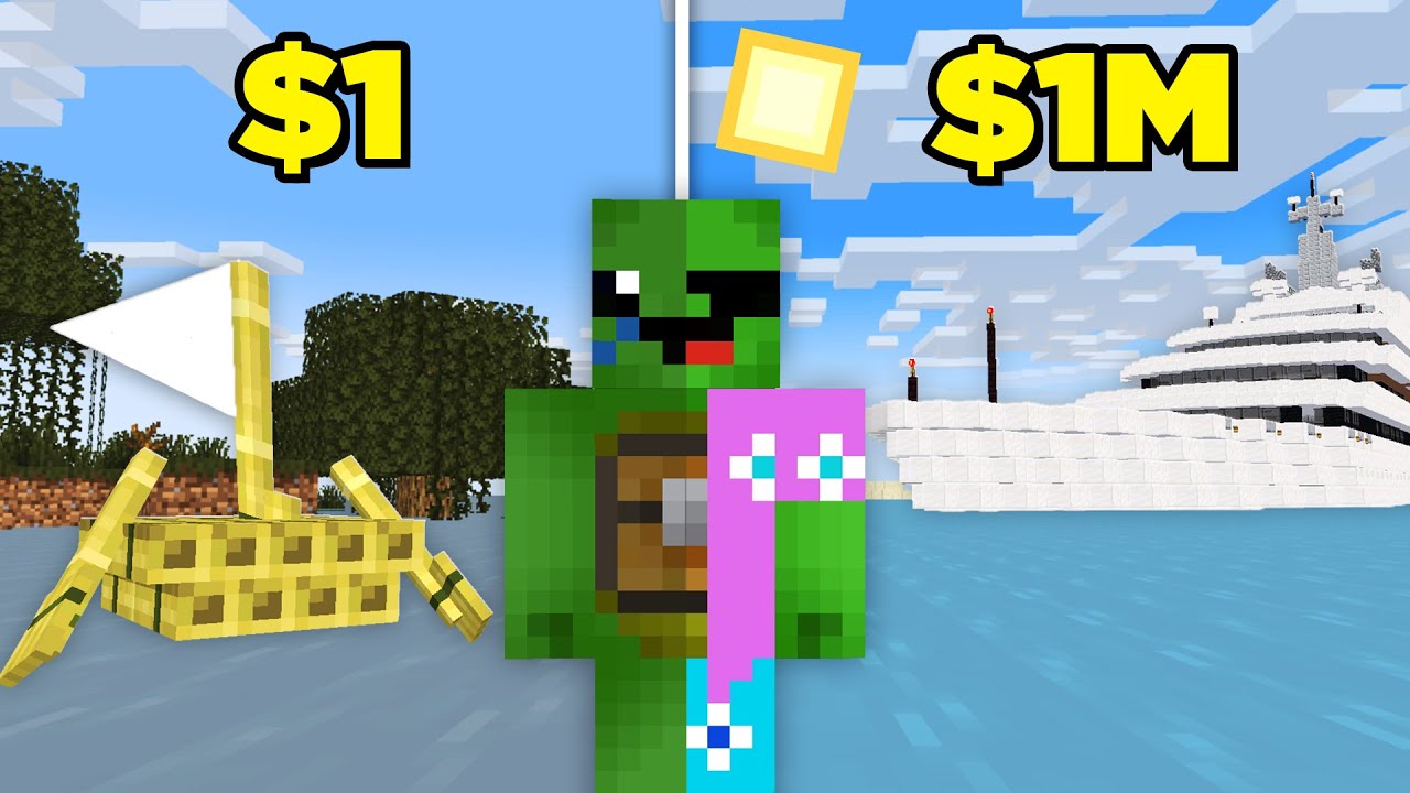 $1 vs 1,000,000 Barca in Minecraft... *Care Castiga?*