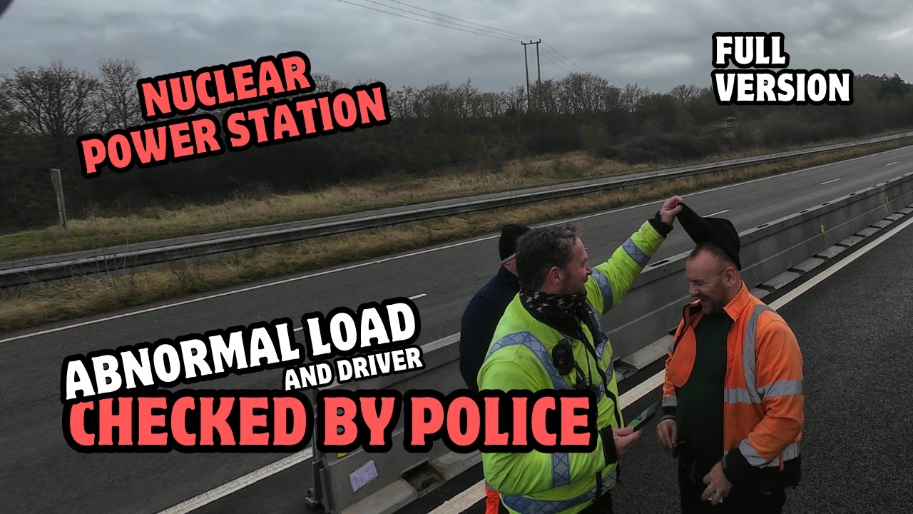 (Full Version) Abnormal load and driver checked by police ✔ Trucker FLOZ ✔ [4K]