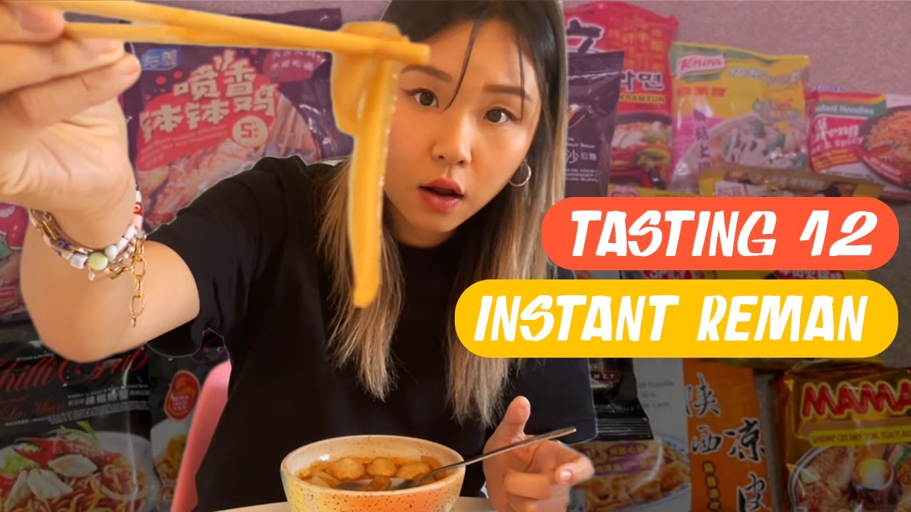 Instant Ramen | How Are They Made? - Testing 12 Instant Noodles from Asia