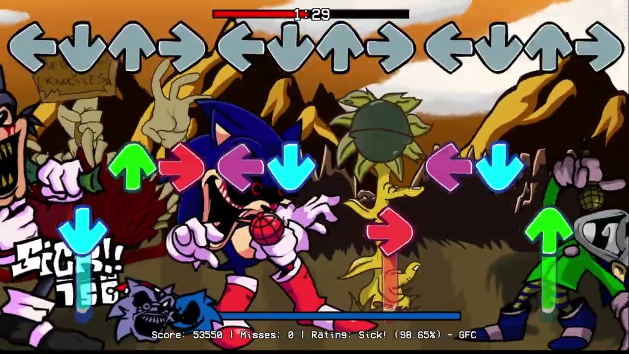FNF: Sonic.Exe Rerun Jingle Hells (scrapped) but charted