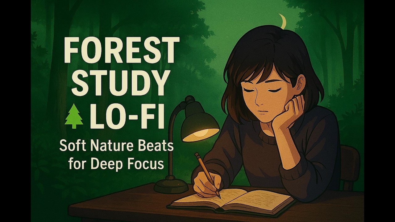 Forest Study Lo Fi 🌲 Soft Nature Beats for Deep Focus