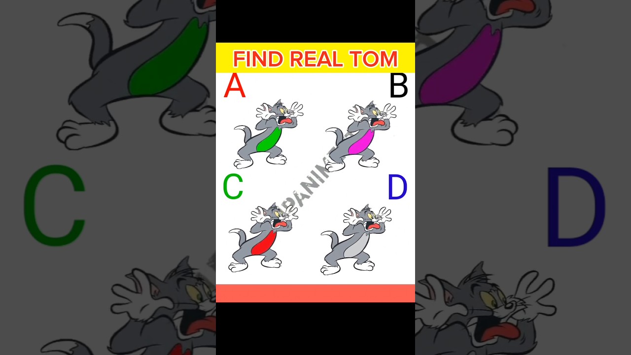 Tom And Jerry Memory Power | Riddles For Iq Test | 