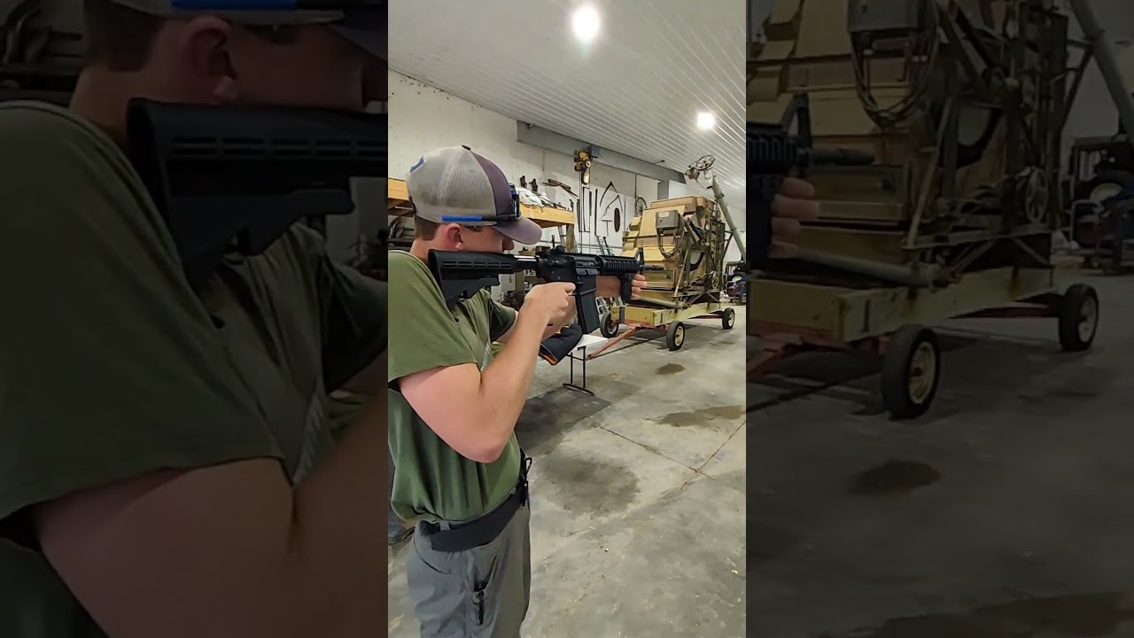 Gas Blowback Airsoft M4!!! #airsoftshorts #airsoftguns #fullautomatic