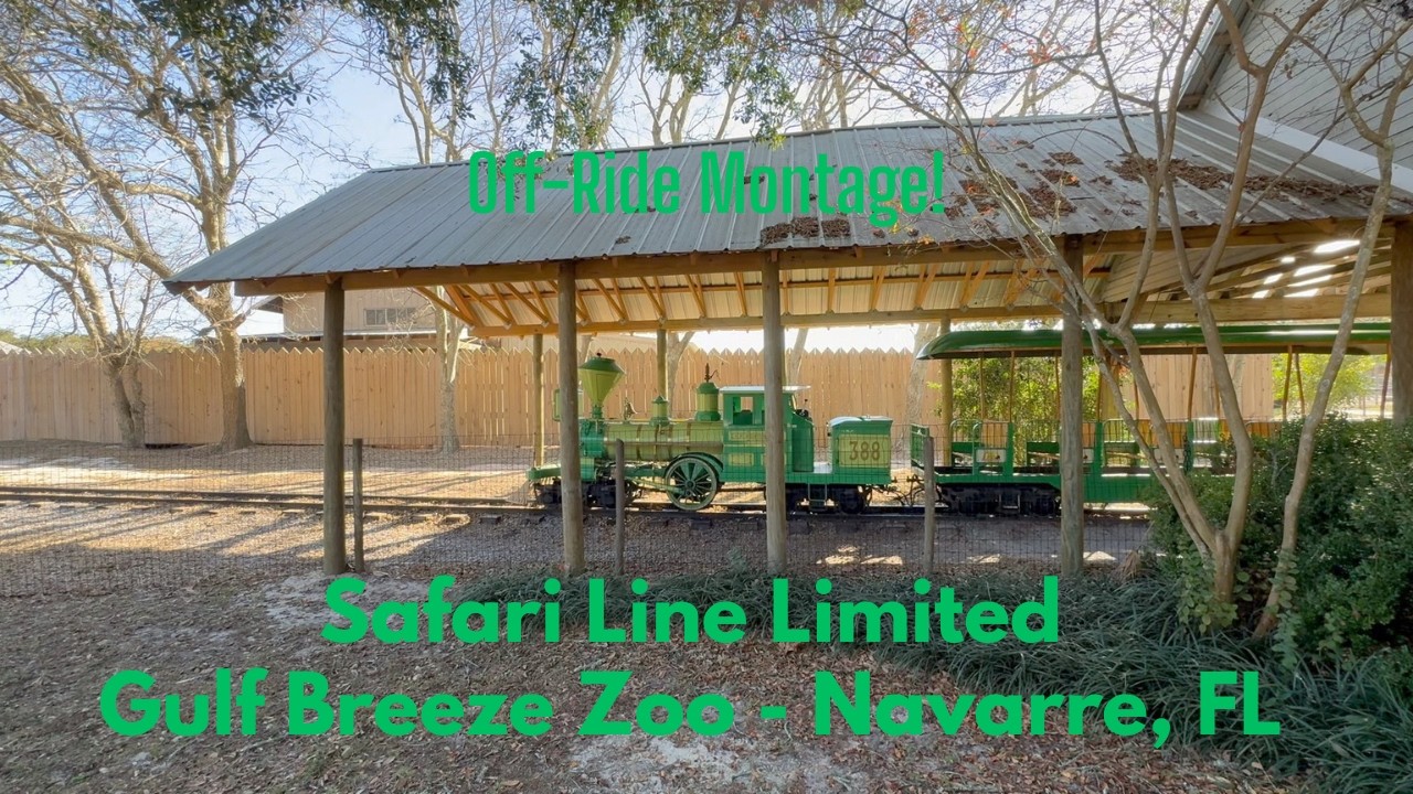 Safari Line Limited Train: Off Ride Montage - Gulf Breeze Zoo - Navarre, FL