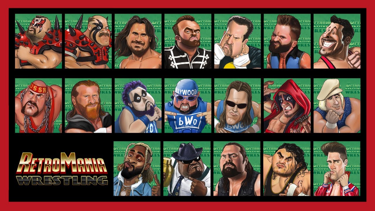 Retro Rumble Entrance Animations | RetroMania Wrestling