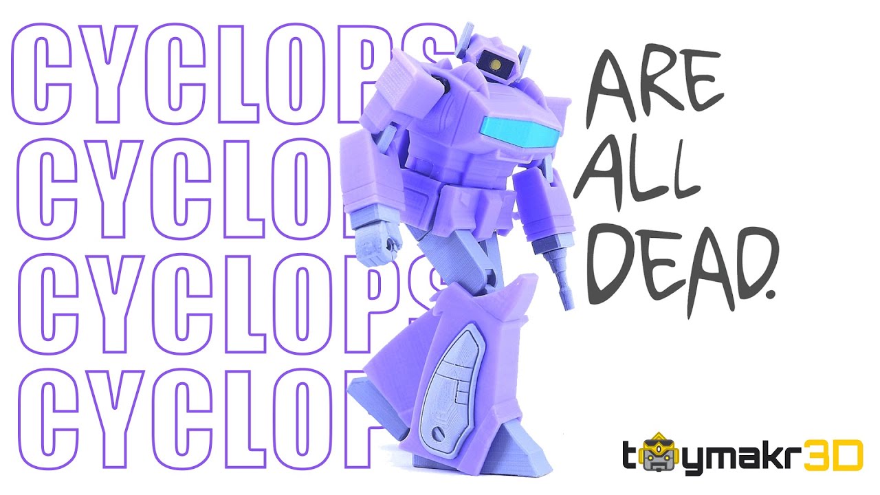[ FREE STL FILES ] 3D Printed G1 Transformers Shockwave
