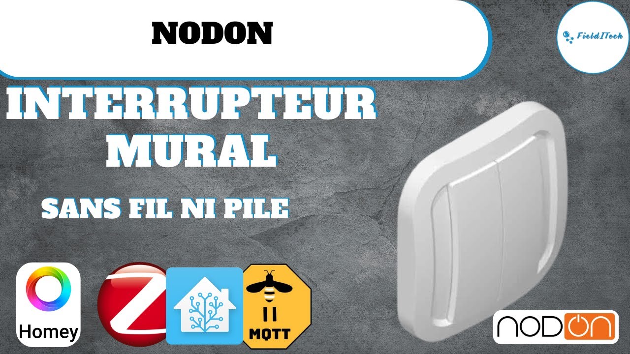 NodOn son Interrupteur mural Zigbee sans pile sur Homey Pro et Home Assistant  ( ZHA et Z2M )