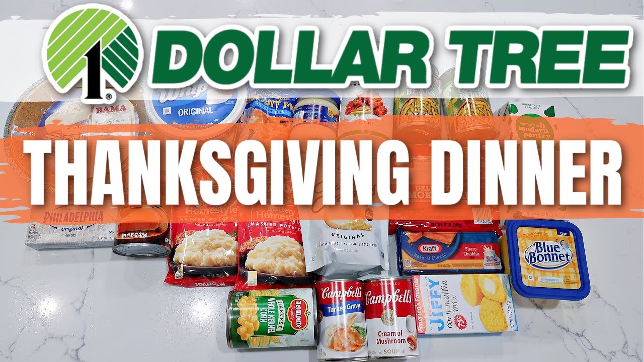 $30 Thanksgiving Dinner Budget At The Dollar Tree | Budget Friendly Meals