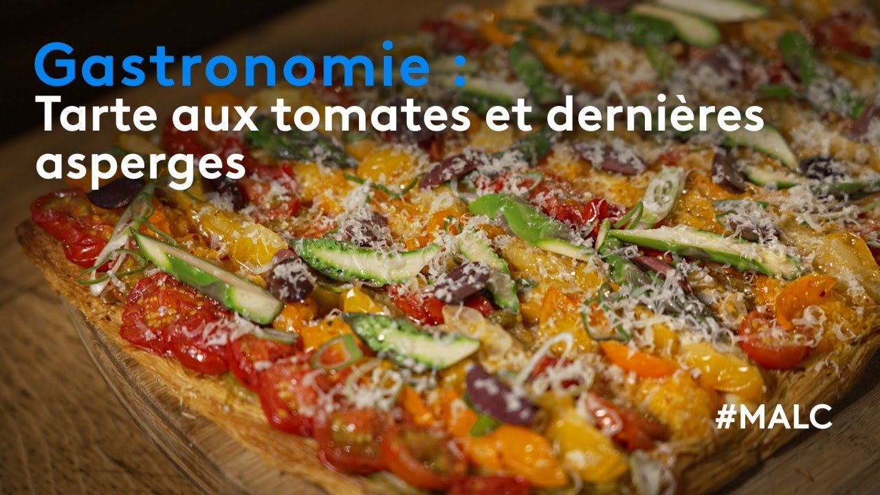 Gastronomie : Tarte aux tomates et dernières asperges