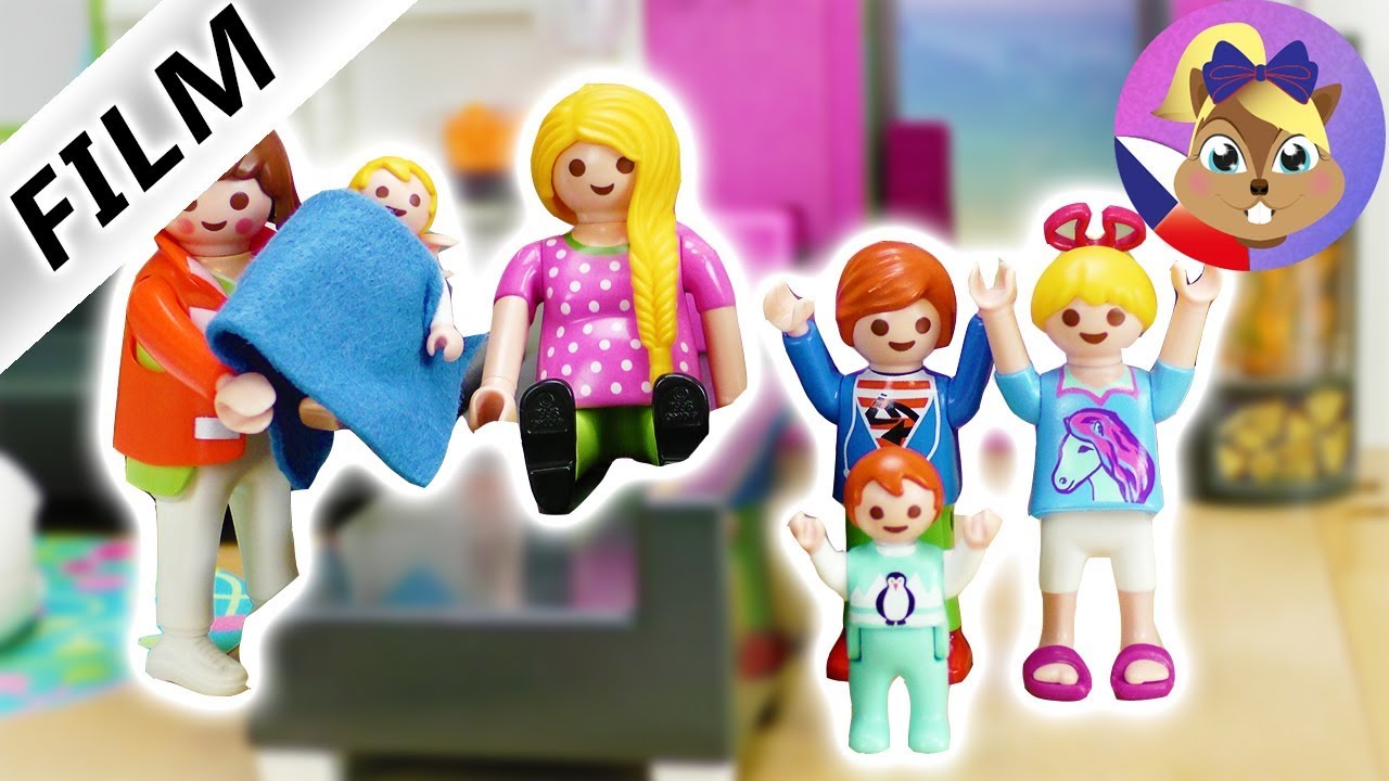Playmobil příběh | Porod doma u Dvořáků | Chůva má dítě! | Rodina Dvořákova