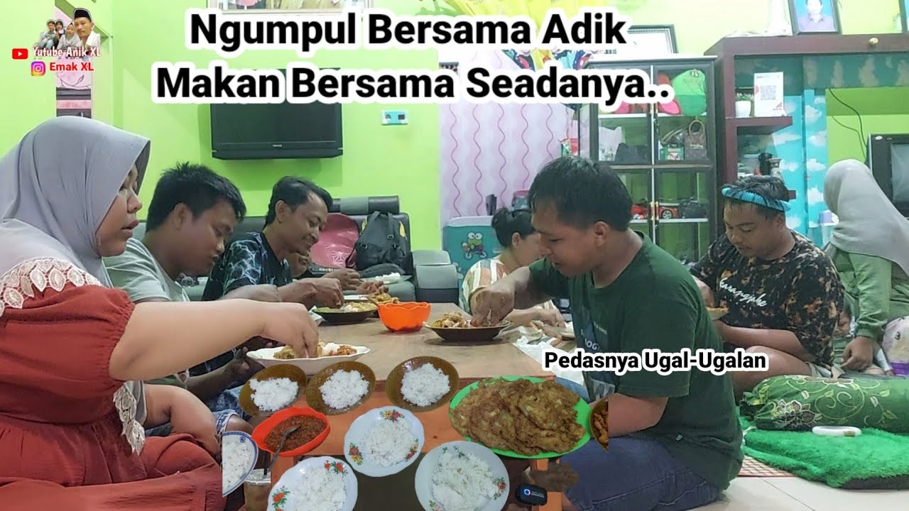 Makan Bersama‼️Telor Dadar Sambel Teri Pedas Ugal-Ugalan