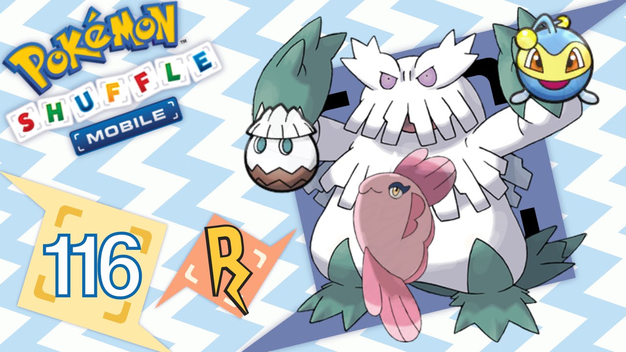 Pokémon Shuffle Mobile - ¡Abomasnow, Alomomola, Lanturn, Snover!