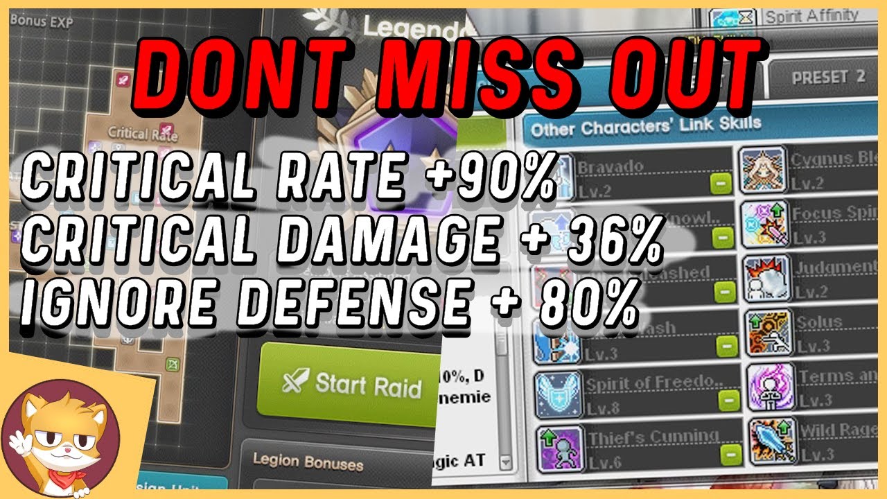 Legion & Link Skills And Which Ones To Get In 2025 | MapleStory