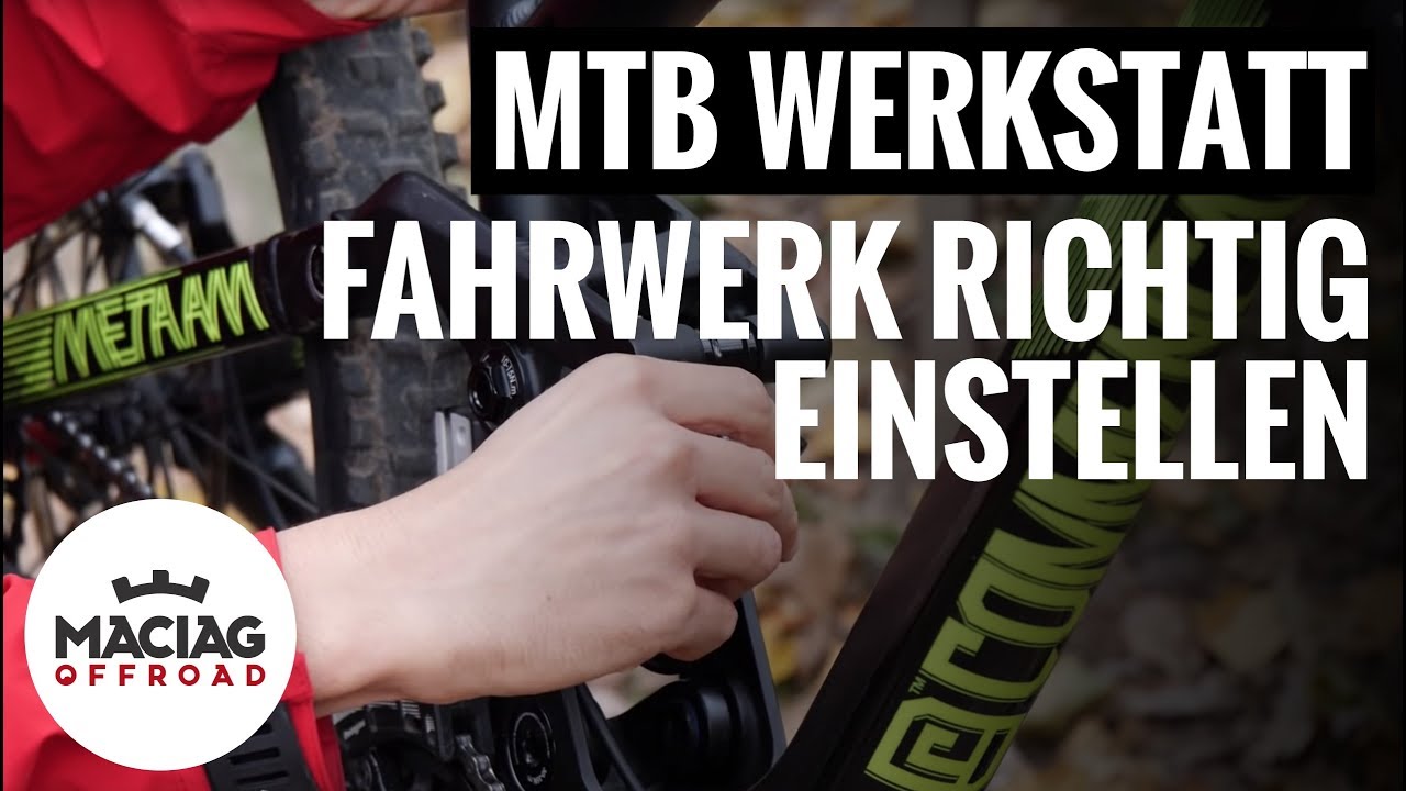 MTB Fahrwerk einstellen | Tutorial | Maciag Offroad Mountainbike Werkstatt