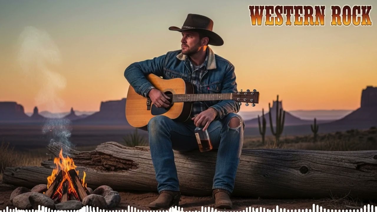 🎸 Cabalgo en Llamas – Anthem Cowboy Rock de Fuego y Libertad