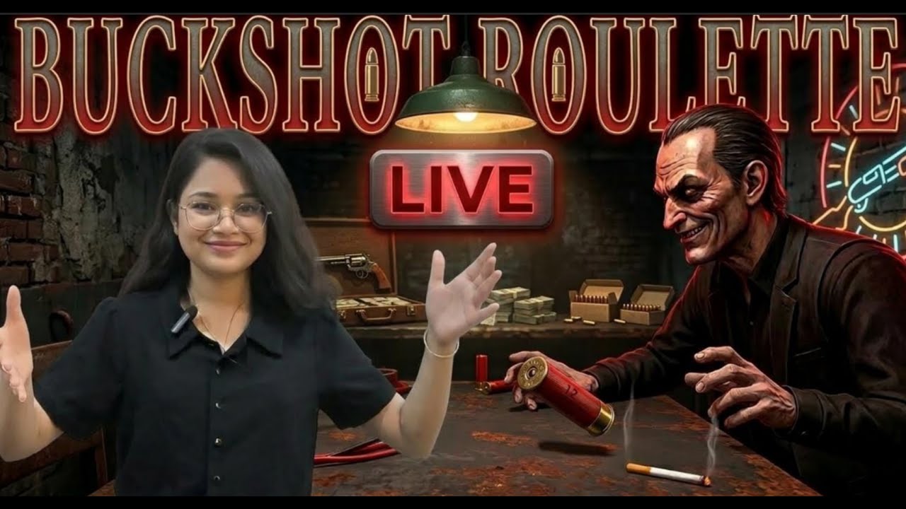First Time Playing Buckshot Roulette 🔴 LIVE 🕯️👀