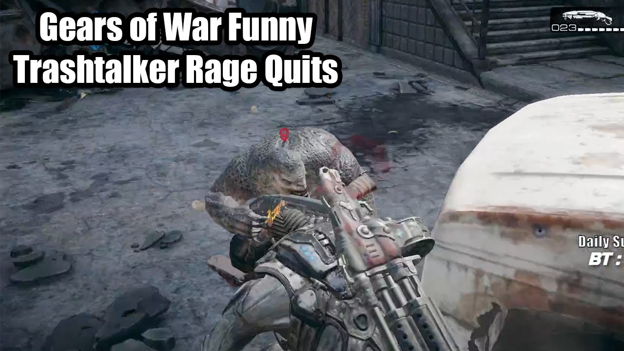 TrashTalker Gears of War Reloaded Player Quits After This...