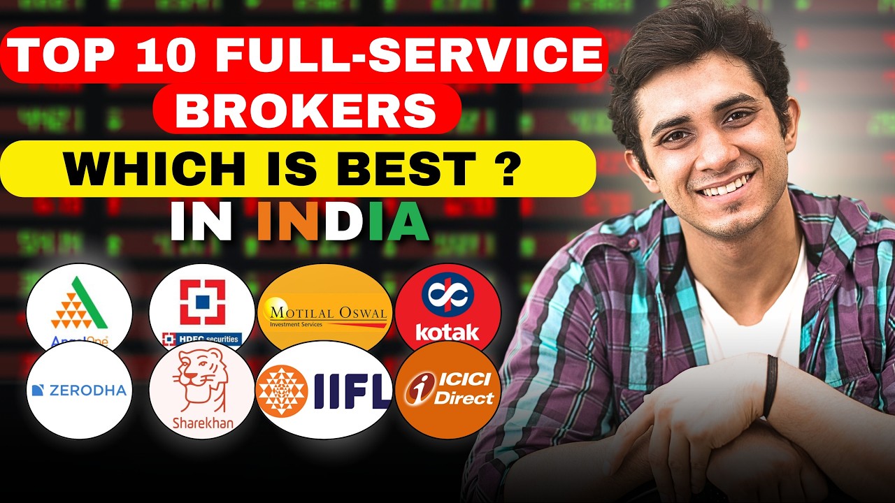 Top 10 Full-Service Brokers in India | Best Stock Brokers for Trading & Investing | 2025 Comparison