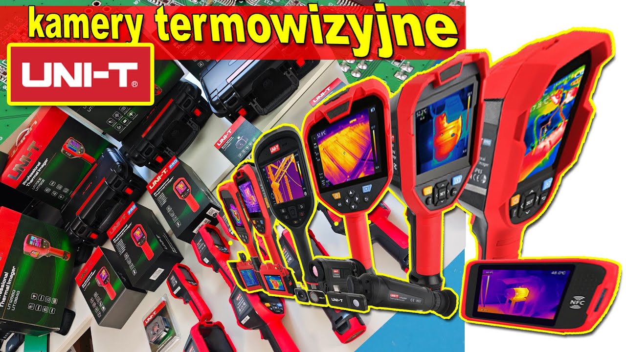 Kamery termowizyjne Unit unboxing UTi722m UTi260B Uti730E Uti720e UTi256G Uti384g
