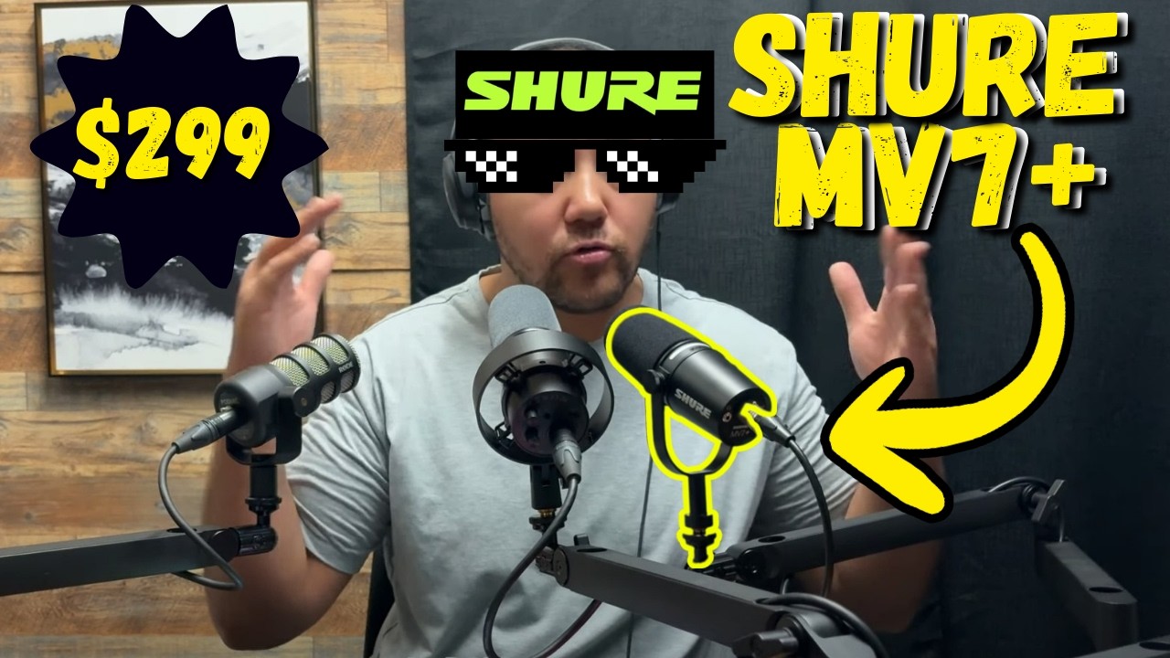 Обзор Shure MV7 Plus 2025: Это лучший микрофон? (XLR и USB C)