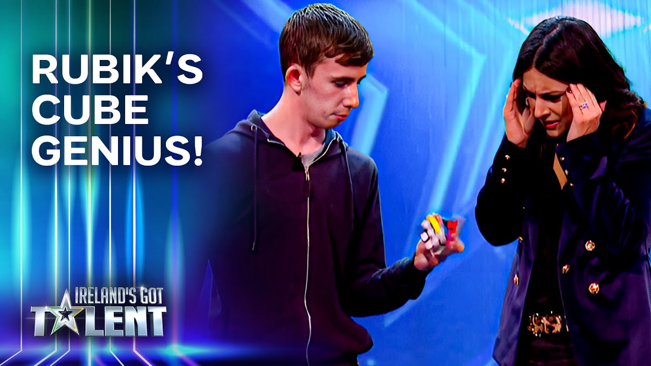 Watch This Kid Solve a Rubik’s Cube in Seconds! | Ireland's Got Talent