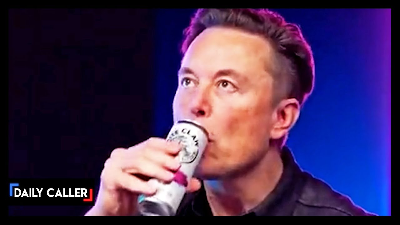 Elon Musk Rips Wokeness While Sipping Alcoholic Seltzer In Babylon Bee Interview