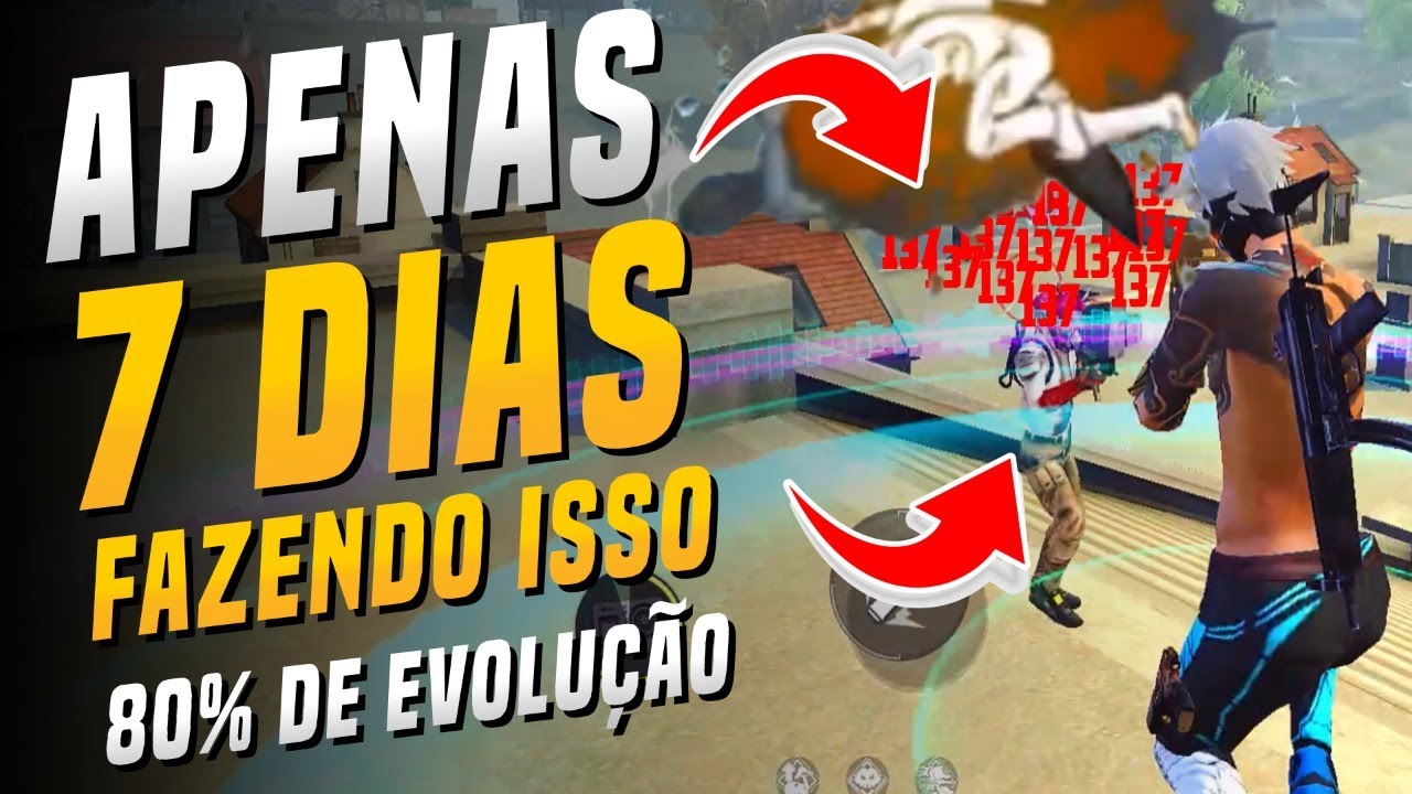 MELHOR FORMA DE COMO EVOLUIR SUA JOGABILIDADE FÁCIL E RÁPIDO!! FREE FIRE