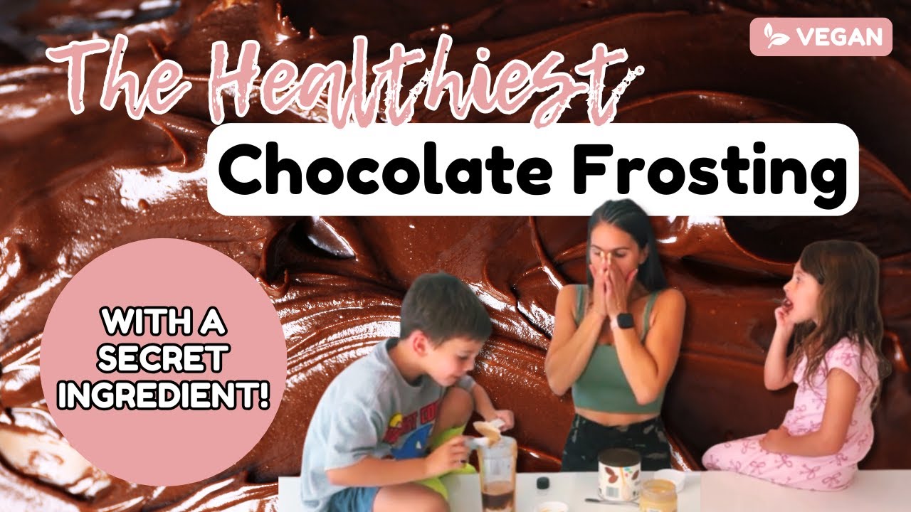 Decadent Healthy Chocolate Frosting {NO powdered sugar or cane sugar}