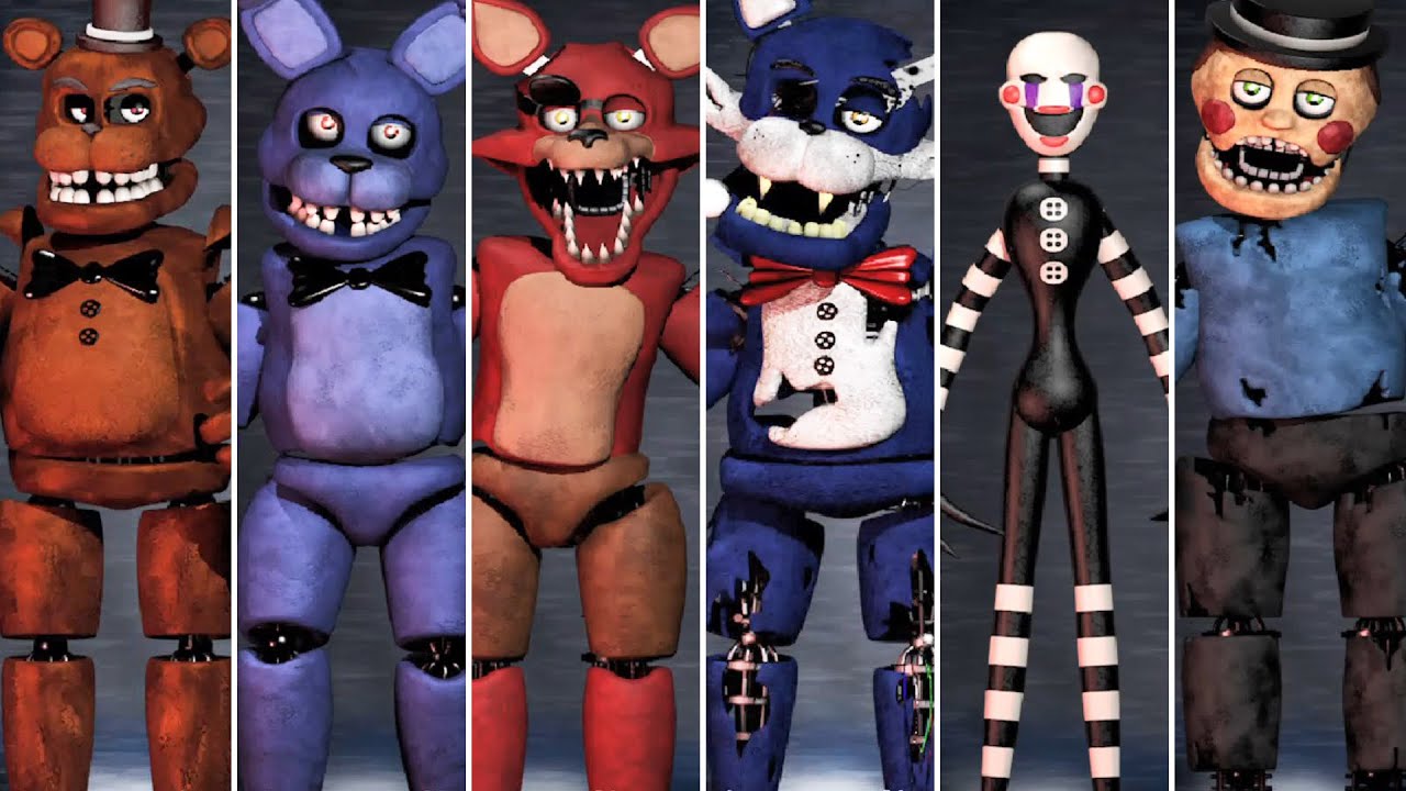 TRTF Rebuilt - All Animatronics / Extras / Minigames