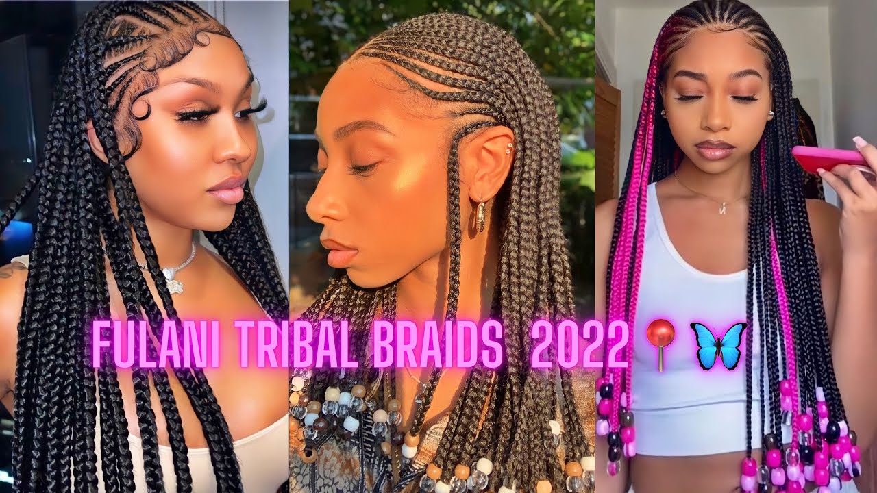 Tribal / Fulani Braids Compilation 2022📍🦋
