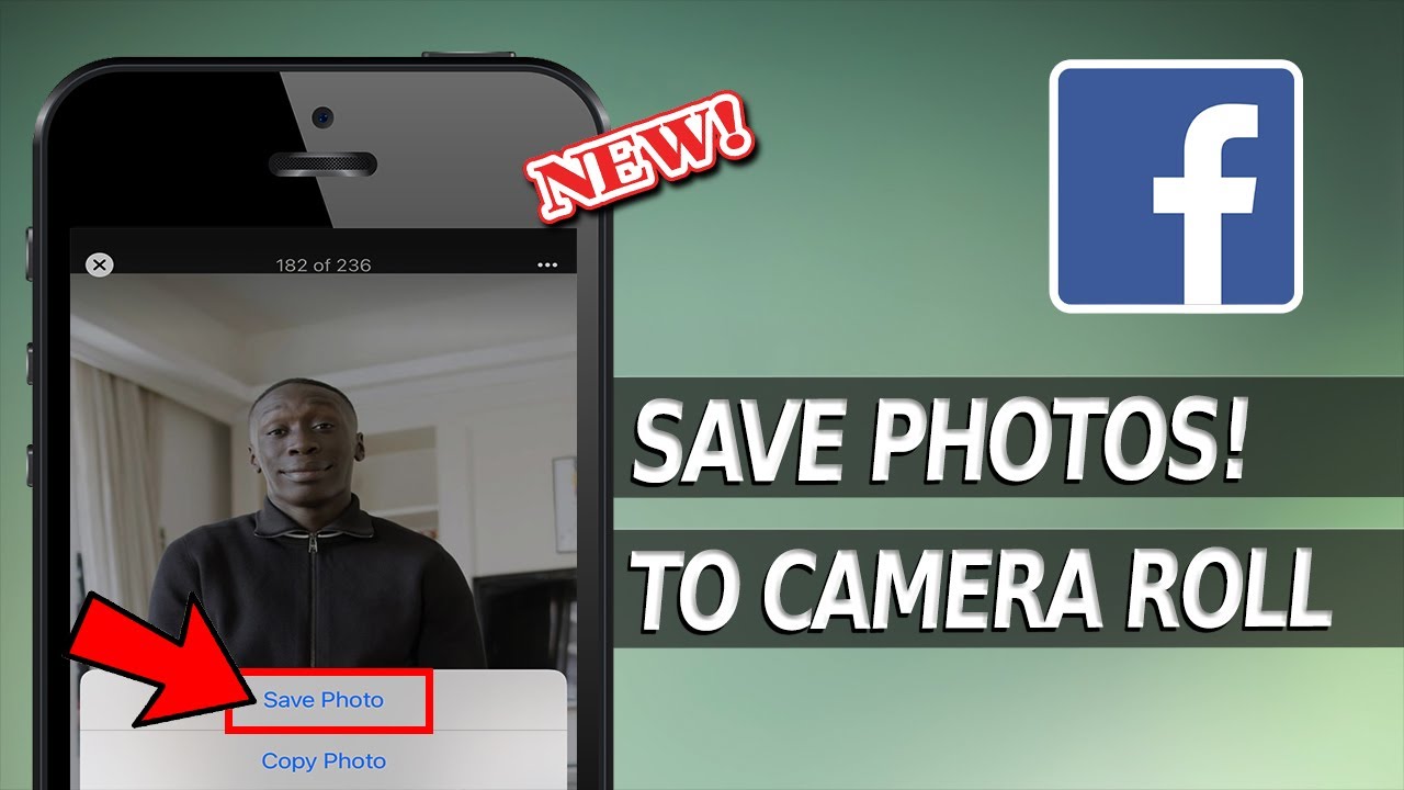 How to Save Facebook Photos to Camera Roll on iPhone | Legally