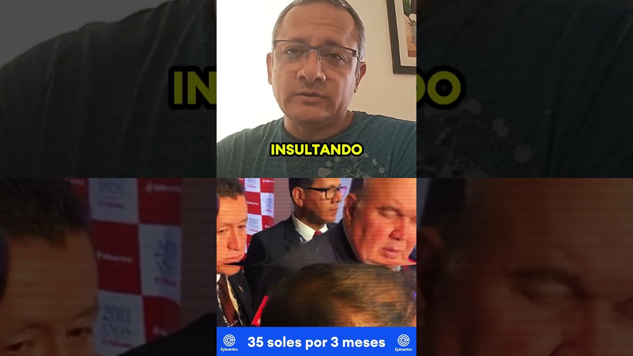 Rafael L&oacute;pez Aliaga insulta a Epicentro Tv