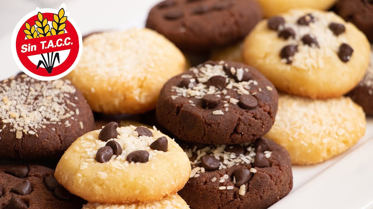 GALLETAS SIN GLUTEN, SIN LACTOSA Y SIN MANTECA 🍪 | LISTAS EN 5 MINUTOS ✅