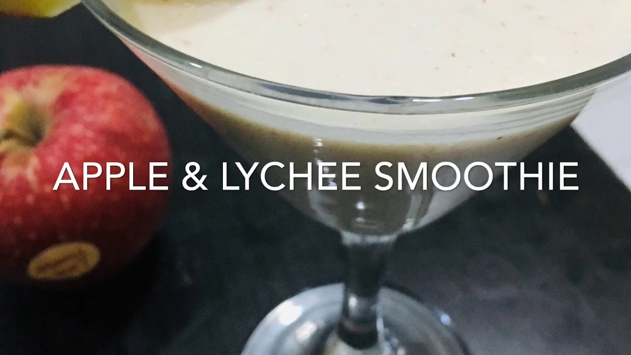 Apple and Lychee Smoothie