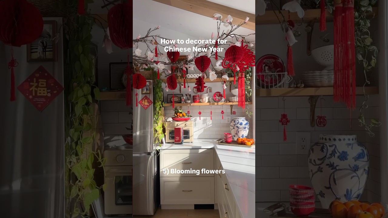 How to decorate for Chinese New Year #chinesenewyear #cny #festivevibes