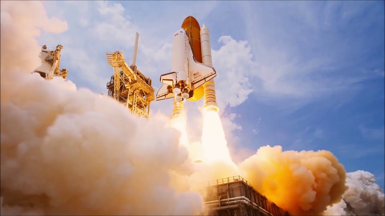 Elton John's Rocket Man with some great NASA footage
