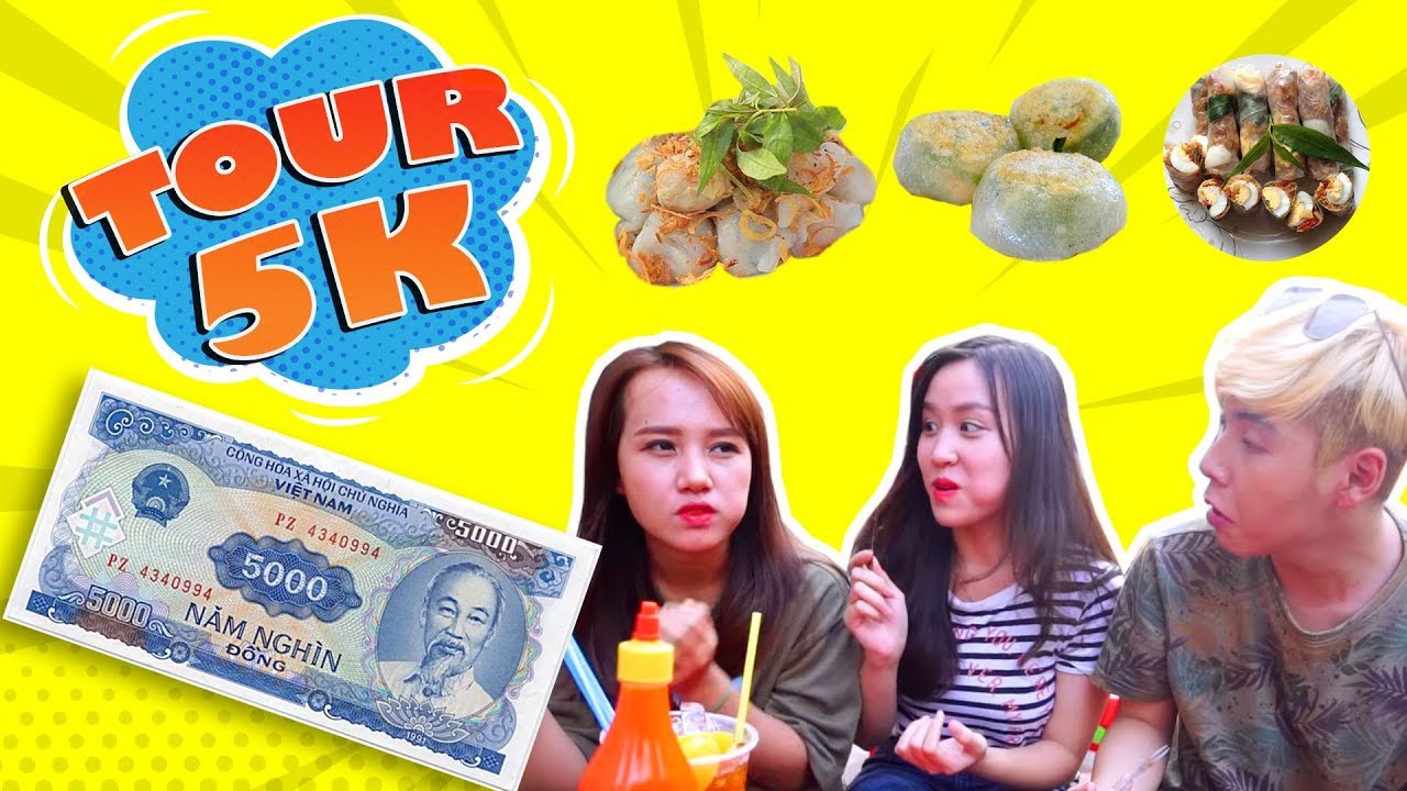 HÔM NAY ĂN GÌ - PHÁ ĐẢO ĂN VẶT CHỈ VỚI 5K: Há cảo, bánh hẹ, bánh khoai môn, bánh tráng cuốn...