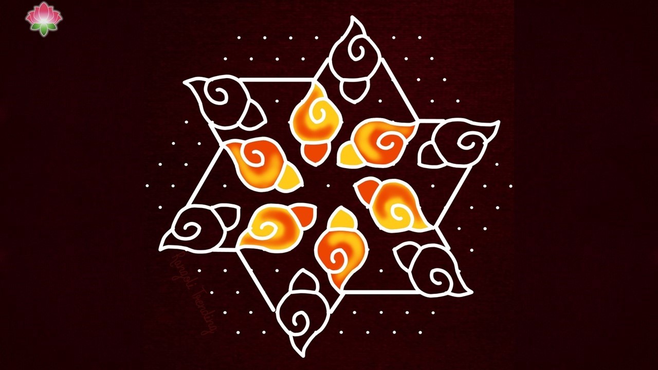 15*8 Shivaratri Rangoli Design🌺New Rangoli Trending🌺Special Festive Rangoli🌺 Easy Rangoli