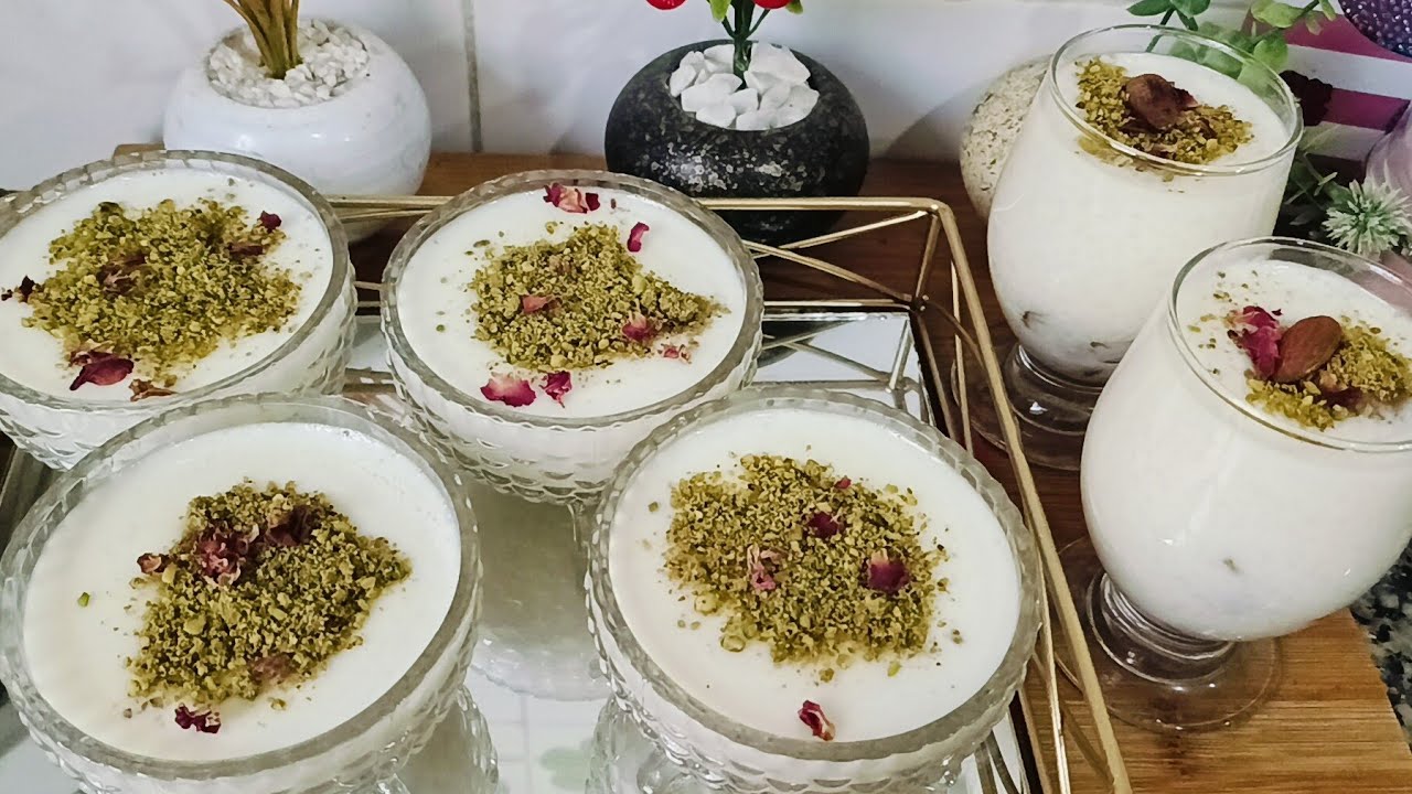 محلبية تونسية /أرز بالحليب تحلية رمضانية🌙🌙 سهلة و سريعة بمذاق رائع🌙MHALBIYA TUNISIENNE