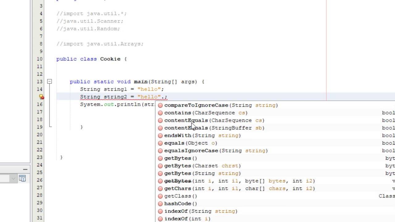 Java for Beginners #29- Strings are objects and they have methods