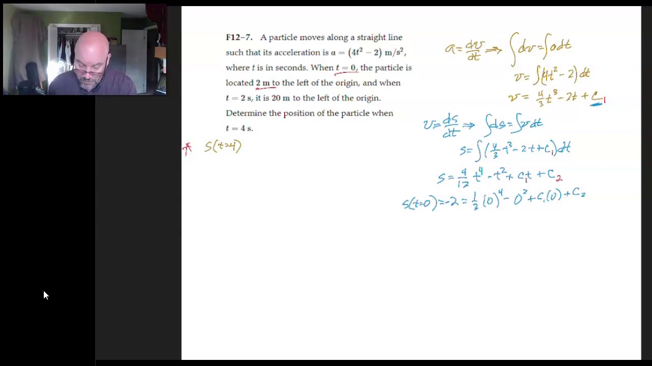 Dynamics  1A Kinematics 1  F12 7
